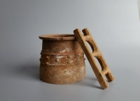 汉代彩陶　陶井＼陶罐 NO.6735