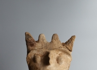 三星堆 灰陶 立像 陶俑 NO.6730