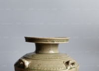 西晋越窑青瓷罂 盘口壶 酒壶 NO.769 一级