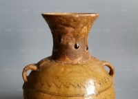 汉代 原始青瓷 双系壶  NO.7374