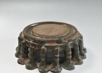 唐代 隋朝 文房 辟雍砚 千足砚 NO.7329