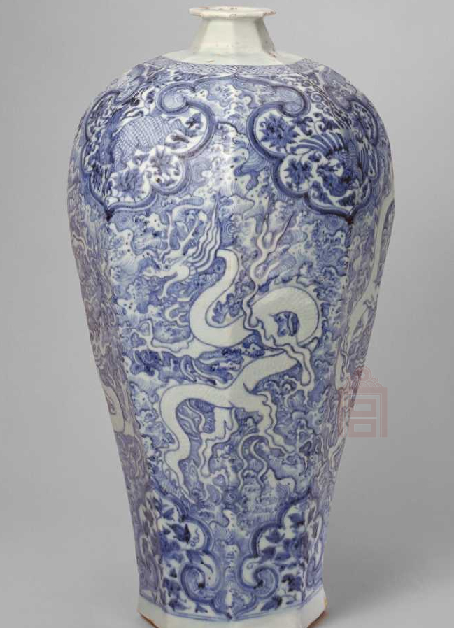 景德镇窑青花海水白龙纹八方梅瓶5.jpg