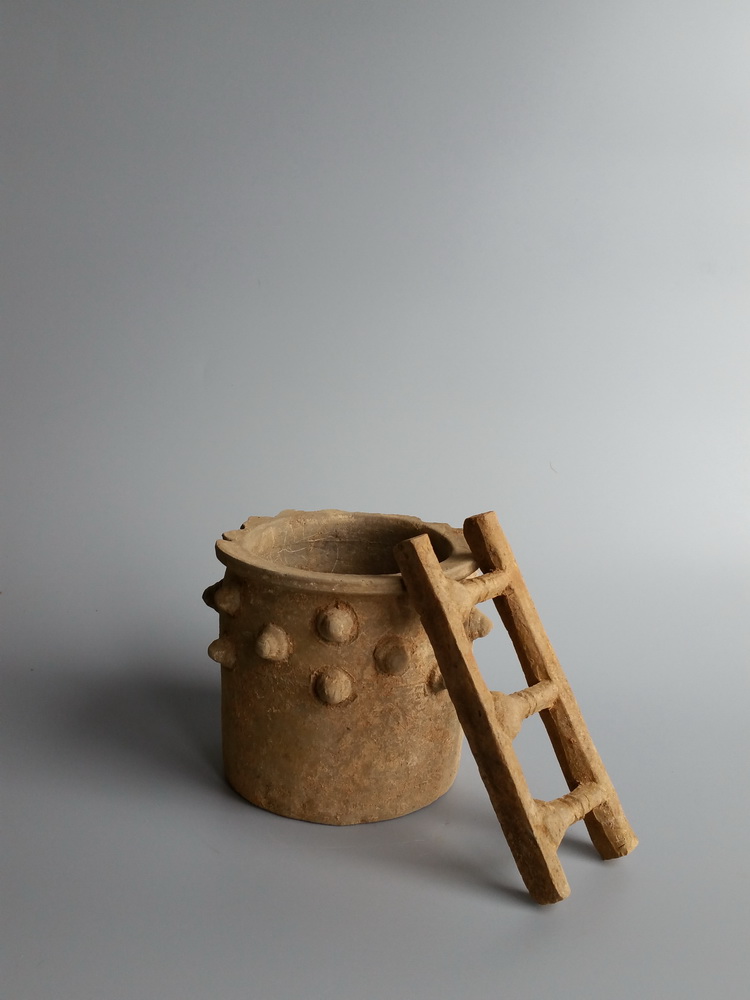 汉代　陶井＼陶罐