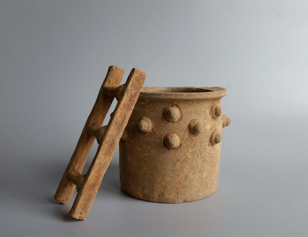 汉代　陶井＼陶罐