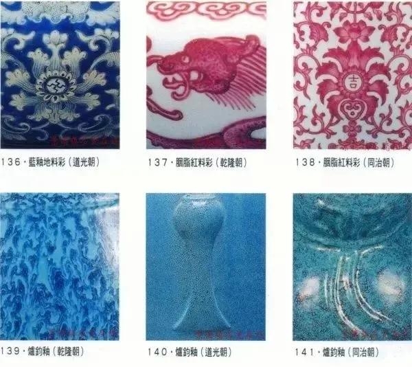 古瓷器釉彩图案大全