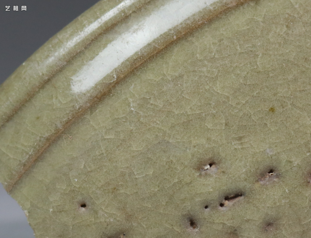 宋代 官窑 汝窑 黄釉 冰裂纹  古瓷片 古瓷标本 古陶瓷 鉴定 收藏 评估 拍卖 交易