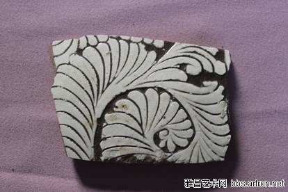 当阳峪窑 古陶瓷标本 白底黑花 黑底白花 剔花 划花 刻花 雕花 古瓷标本 古陶瓷鉴定2