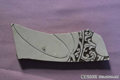 当阳峪窑 古陶瓷标本 白底黑花 黑底白花 剔花 划花 刻花 雕花 古瓷标本 古陶瓷鉴定2