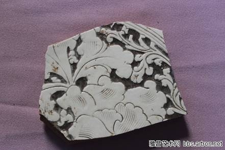 当阳峪窑 古陶瓷标本 白底黑花 黑底白花 剔花 划花 刻花 雕花 古瓷标本 古陶瓷鉴定2