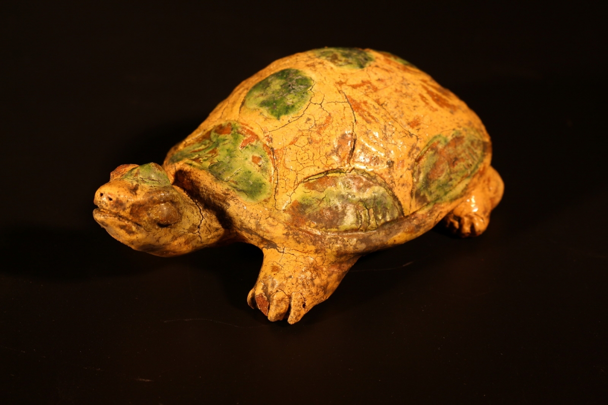 宋代 邛窑 三彩 神龟 乌龟