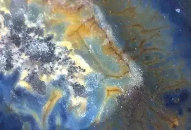 显微镜 观察 古陶瓷 釉面 表面 老化 痕迹 现象