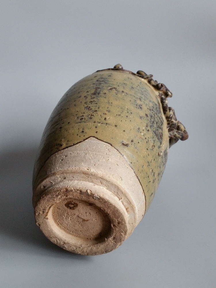 宋代 堆塑 龙纹 窑变 谷仓罐 冬瓜罐