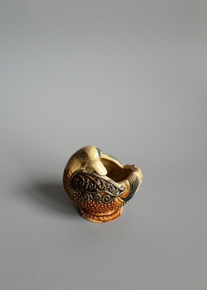 唐三彩 鸳鸯水盂 鸳鸯杯 鸳鸯尊