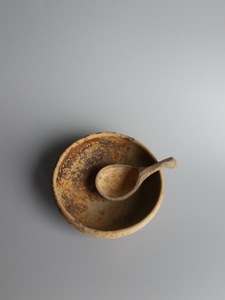 汉代 陶碗 陶勺 高古陶 四川成都 文物鉴定 古玩鉴定 古玩收藏 古陶瓷鉴定