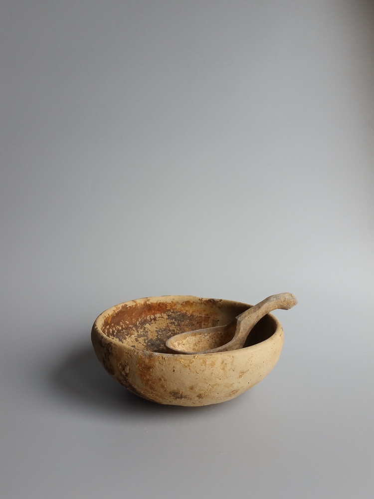 汉代 陶碗 陶勺 高古陶 四川成都 文物鉴定 古玩鉴定 古玩收藏 古陶瓷鉴定