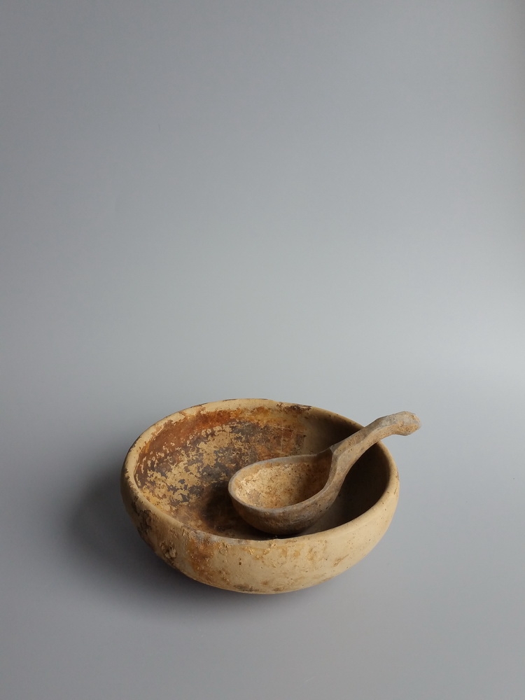 汉代 陶碗 陶勺 高古陶 四川成都 文物鉴定 古玩鉴定 古玩收藏 古陶瓷鉴定