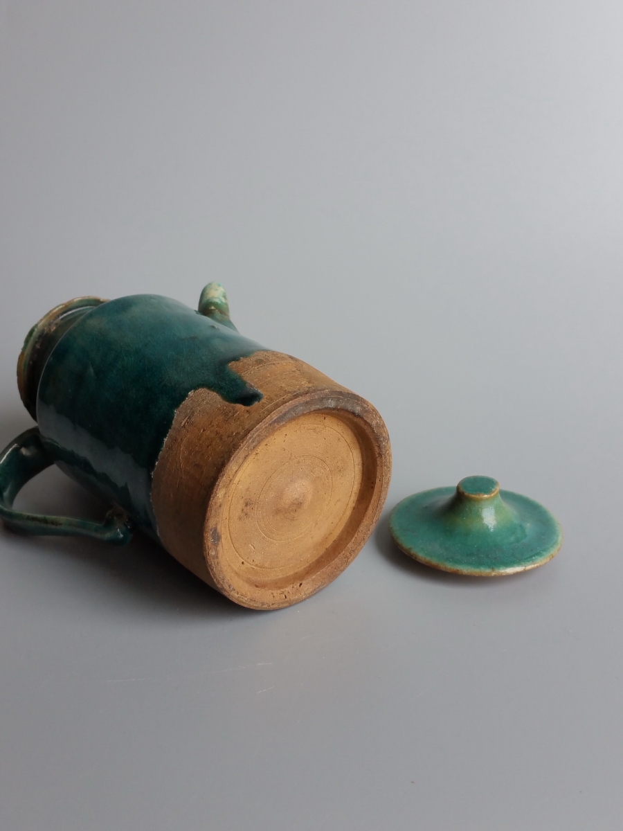 明代 孔雀蓝釉 执壶 艺租网 俨唐古瓷馆 四川古陶瓷博物馆 四川博物馆 四川古陶瓷鉴定 四川古陶瓷收藏 四川  ...