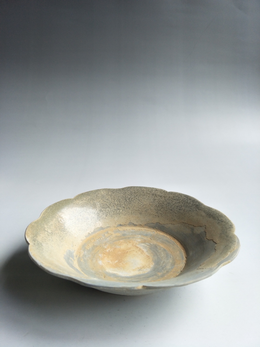 唐代 五代 越窑 葵口盘