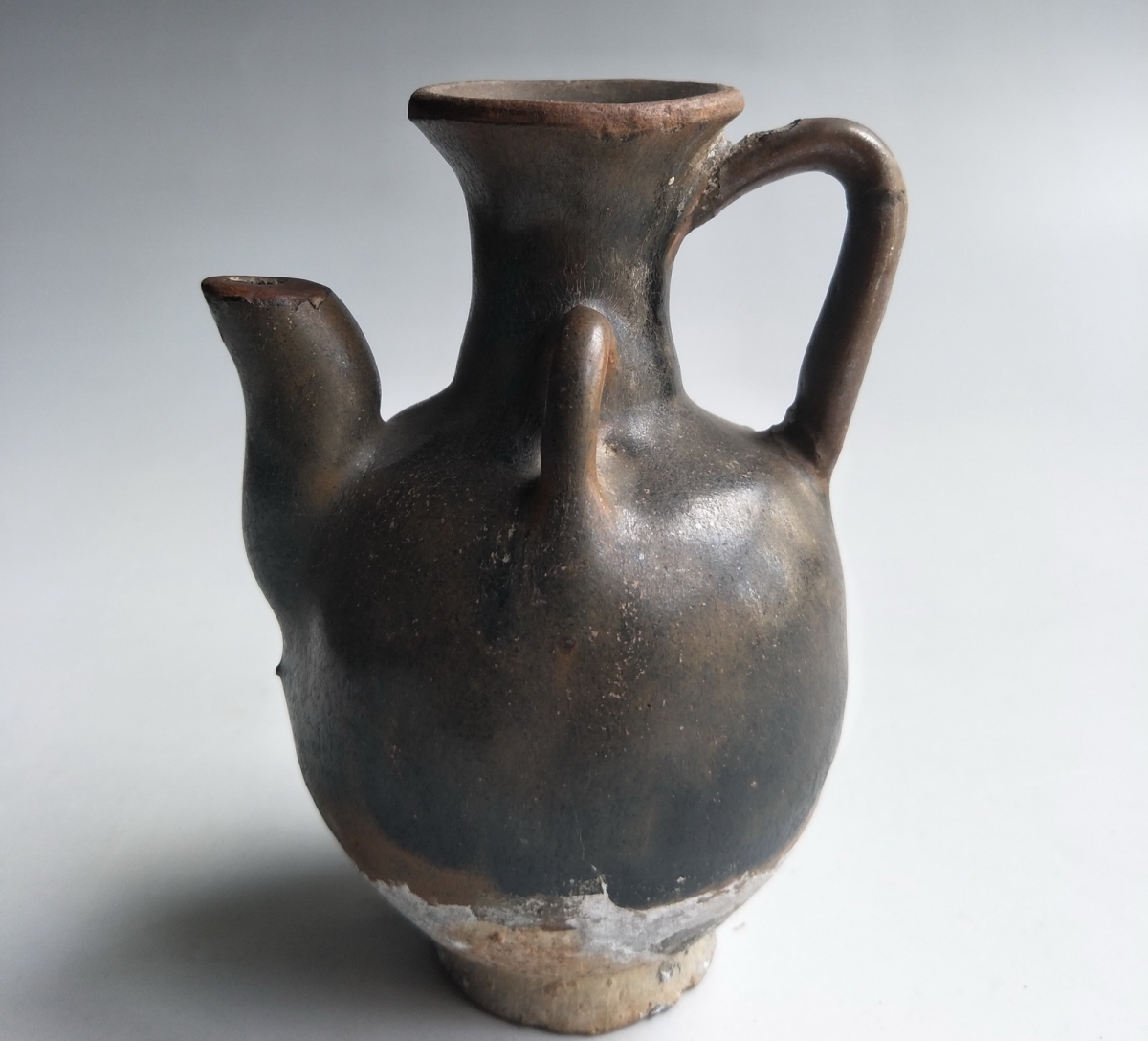 宋代 西坝窑 窑变 执壶 