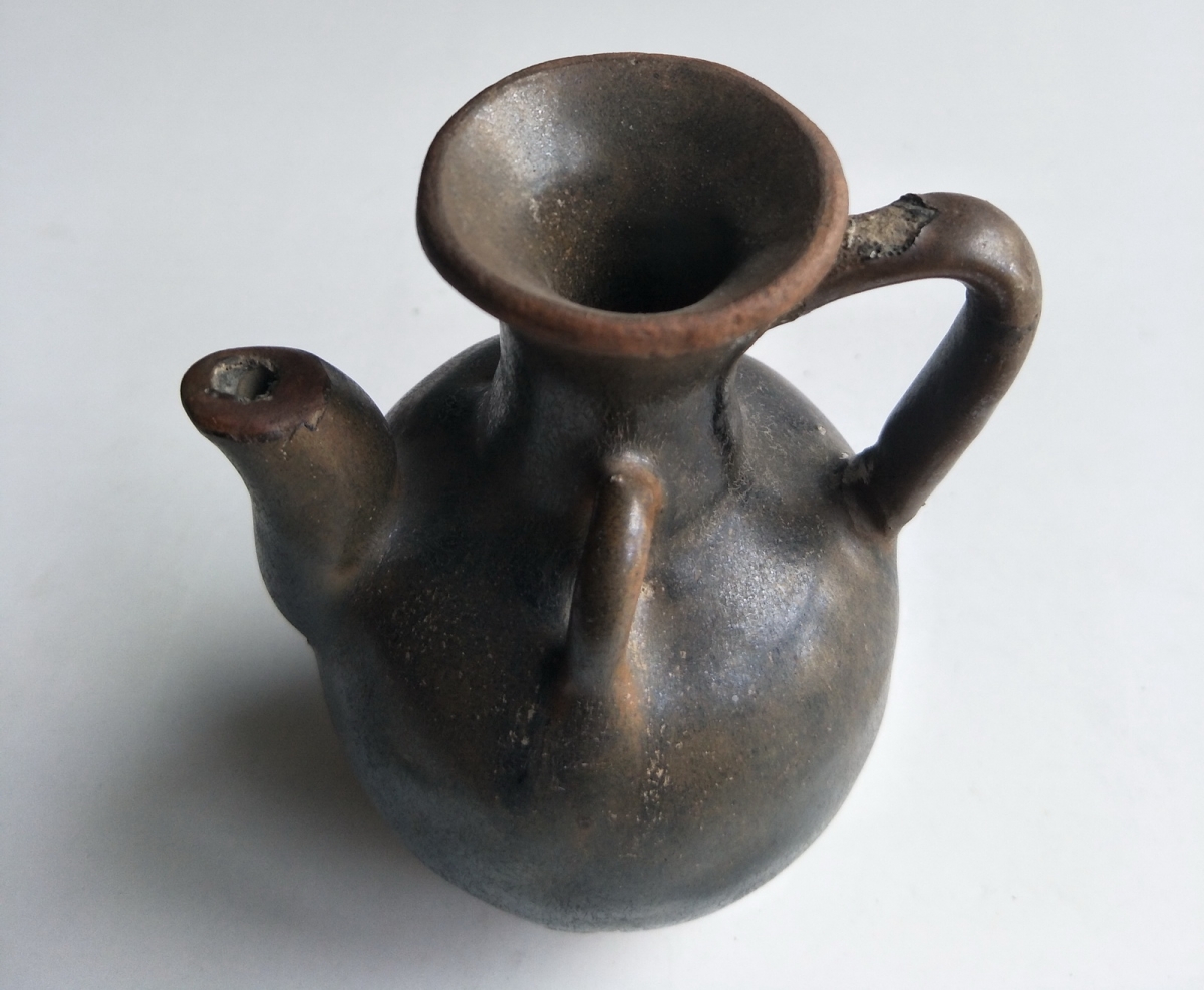 宋代 西坝窑 窑变 执壶 