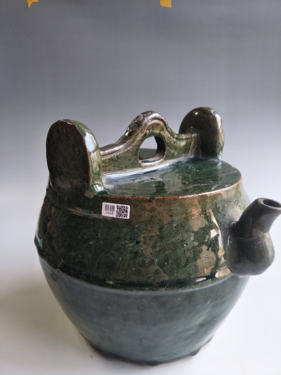 清代 民国 绿釉 提梁壶 艺租网 俨唐古瓷馆 四川古陶瓷博物馆 四川博物馆 四川古陶瓷鉴定 四川古陶瓷收藏 四 ...