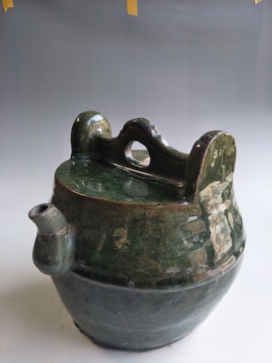 清代 民国 绿釉 提梁壶 艺租网 俨唐古瓷馆 四川古陶瓷博物馆 四川博物馆 四川古陶瓷鉴定 四川古陶瓷收藏 四 ...