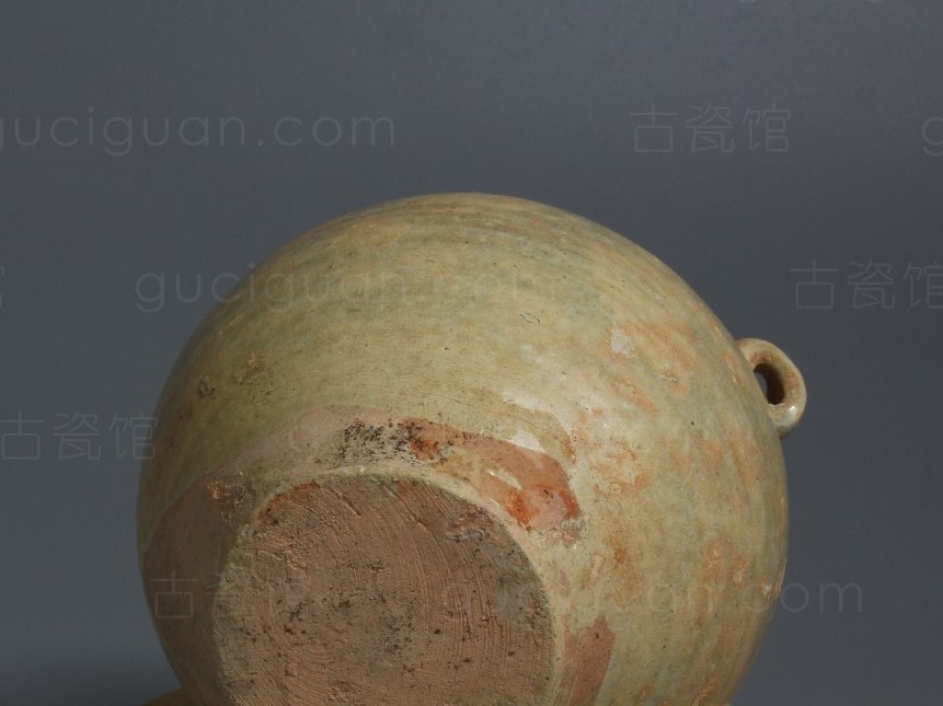 唐代 青釉 双系罐 NO.7362