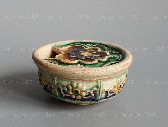唐三彩 水盂 艺租网 俨唐古瓷馆 四川文物鉴定 成都文物鉴定 四川古陶瓷博物馆 成都古陶瓷博物馆 文物艺术品 ...