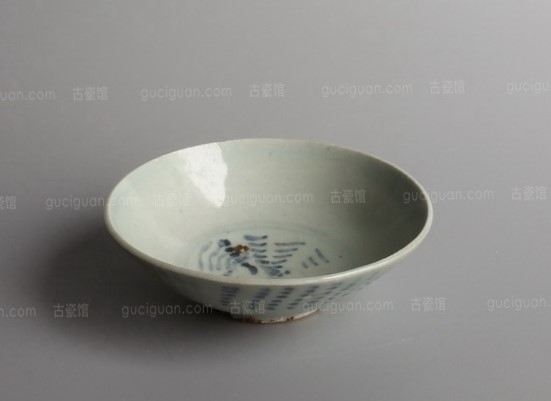 明代 青花 点彩 碗  NO.7389 艺租网 俨唐古瓷馆 四川古陶瓷博物馆 四川博物馆 四川古陶瓷鉴定 四川古陶瓷收 ...