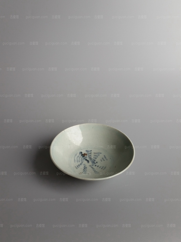 明代 青花 点彩 碗  NO.7389 艺租网 俨唐古瓷馆 四川古陶瓷博物馆 四川博物馆 四川古陶瓷鉴定 四川古陶瓷收 ...