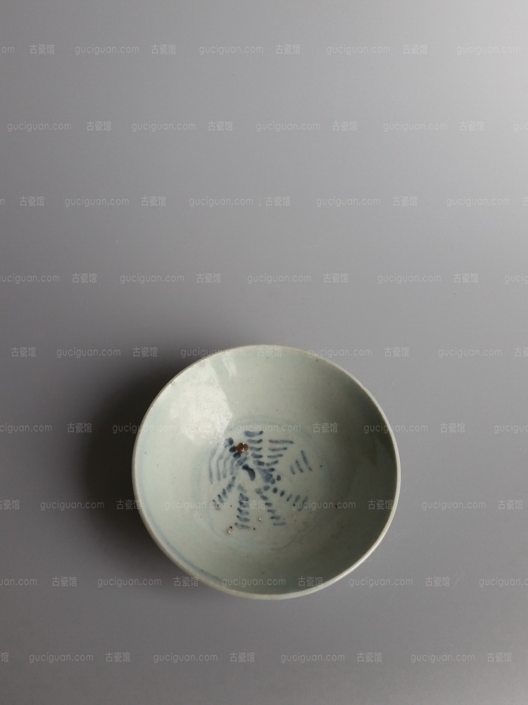 明代 青花 点彩 碗  NO.7389 艺租网 俨唐古瓷馆 四川古陶瓷博物馆 四川博物馆 四川古陶瓷鉴定 四川古陶瓷收 ...
