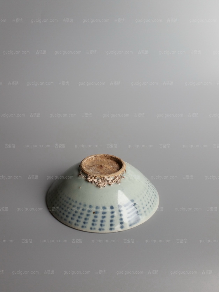 明代 青花 点彩 碗  NO.7389 艺租网 俨唐古瓷馆 四川古陶瓷博物馆 四川博物馆 四川古陶瓷鉴定 四川古陶瓷收 ...