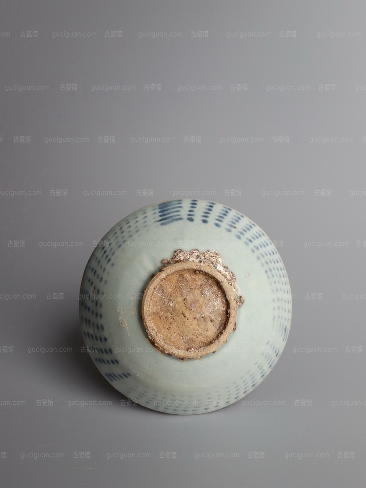 明代 青花 点彩 碗  NO.7389 艺租网 俨唐古瓷馆 四川古陶瓷博物馆 四川博物馆 四川古陶瓷鉴定 四川古陶瓷收 ...