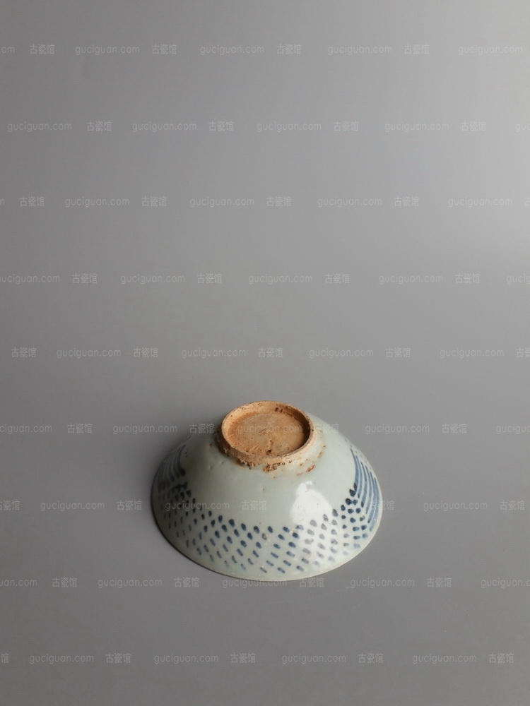 明代 青花 点彩 碗  NO.7390 艺租网 俨唐古瓷馆 四川古陶瓷博物馆 四川博物馆 四川古陶瓷鉴定 四川古陶瓷收 ...