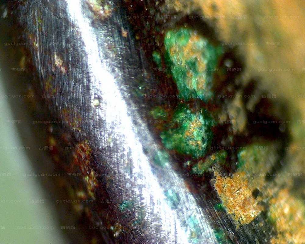 古滇王国 古滇国 鸬鹚 鱼 青铜 配饰 显微照片 青铜器鉴定 四川文物鉴定 成都文物鉴定 俨唐古瓷馆 艺租网 四 ...