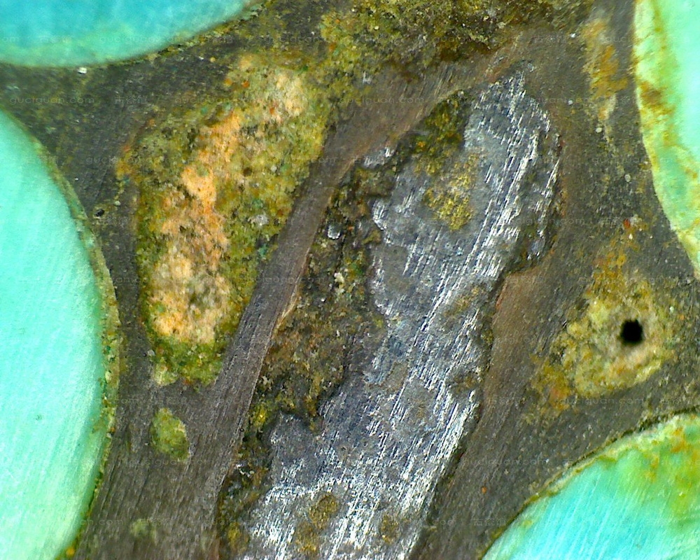 古滇王国 古滇国 鸬鹚 鱼 青铜 配饰 显微照片 青铜器鉴定 四川文物鉴定 成都文物鉴定 俨唐古瓷馆 艺租网 四 ...