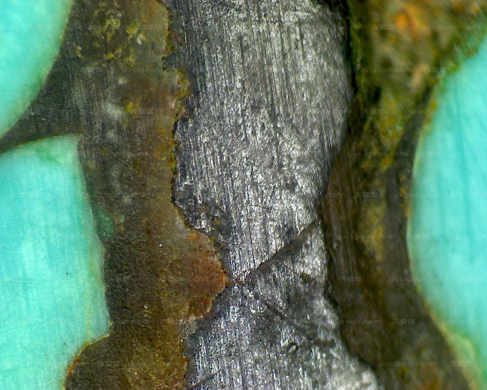 古滇王国 古滇国 鸬鹚 鱼 青铜 配饰 显微照片 青铜器鉴定 四川文物鉴定 成都文物鉴定 俨唐古瓷馆 艺租网 四 ...