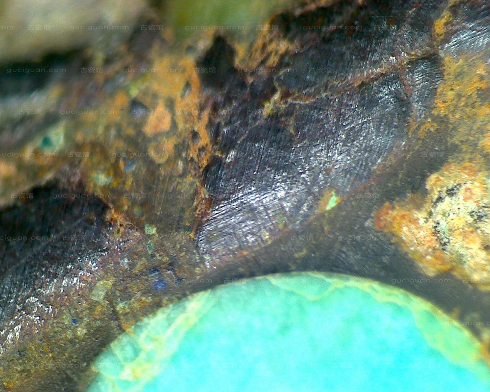 古滇王国 古滇国 鸬鹚 鱼 青铜 配饰 显微照片 青铜器鉴定 四川文物鉴定 成都文物鉴定 俨唐古瓷馆 艺租网 四 ...