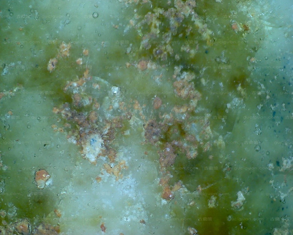 元青花 葫芦叶 点彩 盖罐_11.JPG