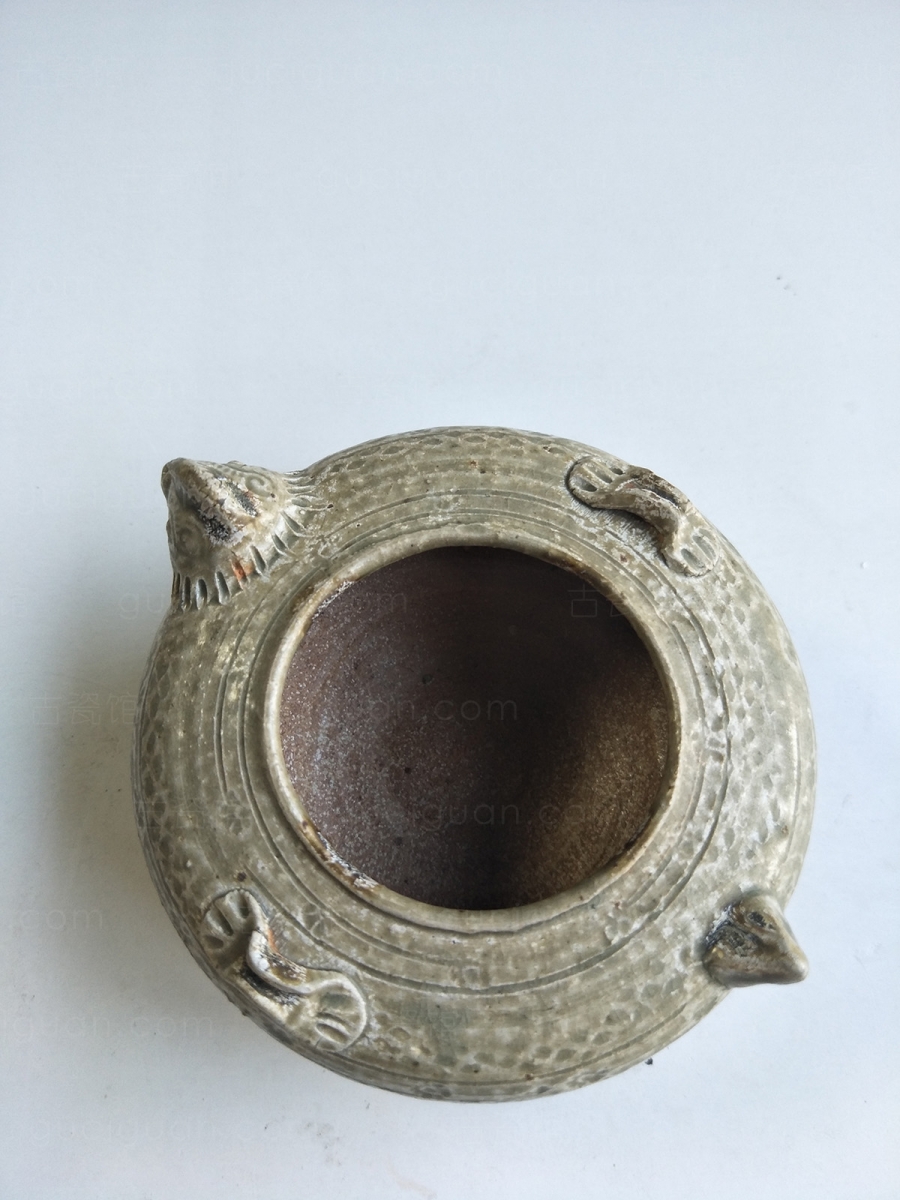 东晋 青瓷 鸡首水盂 NO.1483 【待鉴】