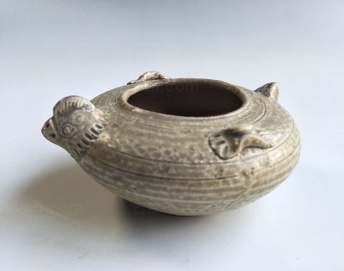 东晋 青瓷 鸡首水盂 NO.1483 【待鉴】