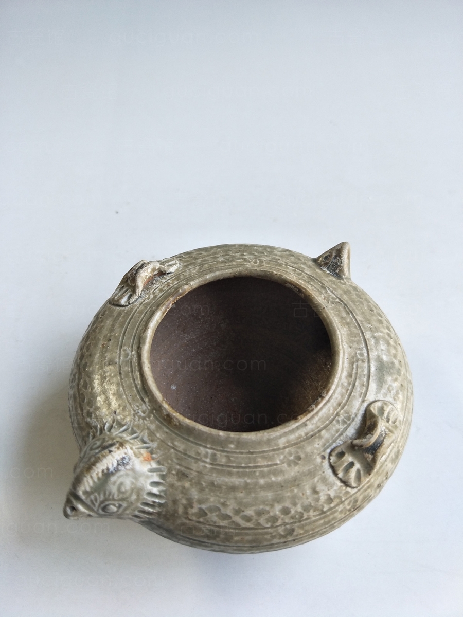 东晋 青瓷 鸡首水盂 NO.1483 【待鉴】