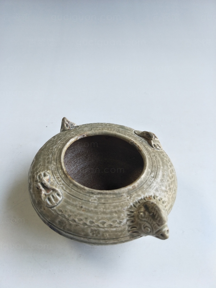 东晋 青瓷 鸡首水盂 NO.1483 【待鉴】