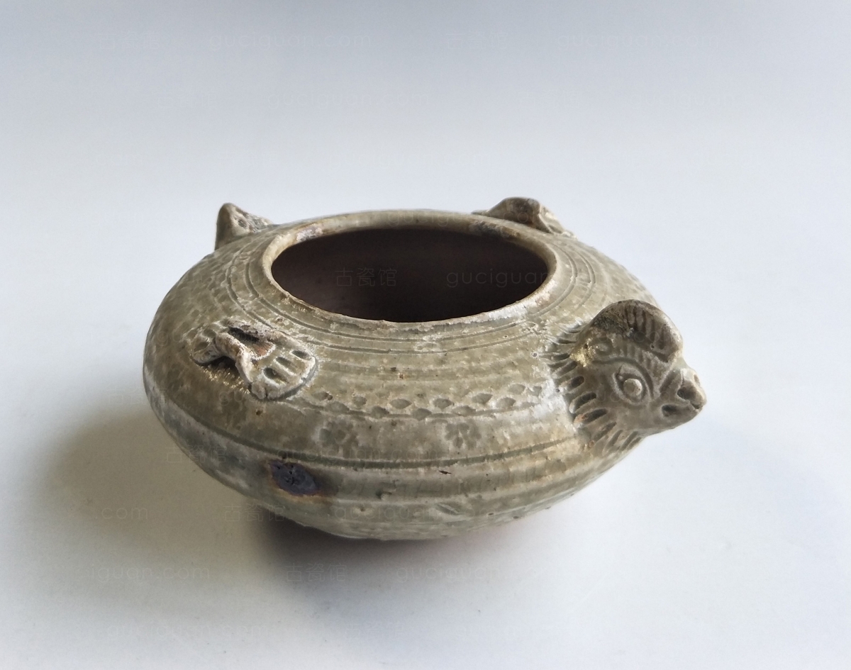 东晋 青瓷 鸡首水盂 NO.1483 【待鉴】