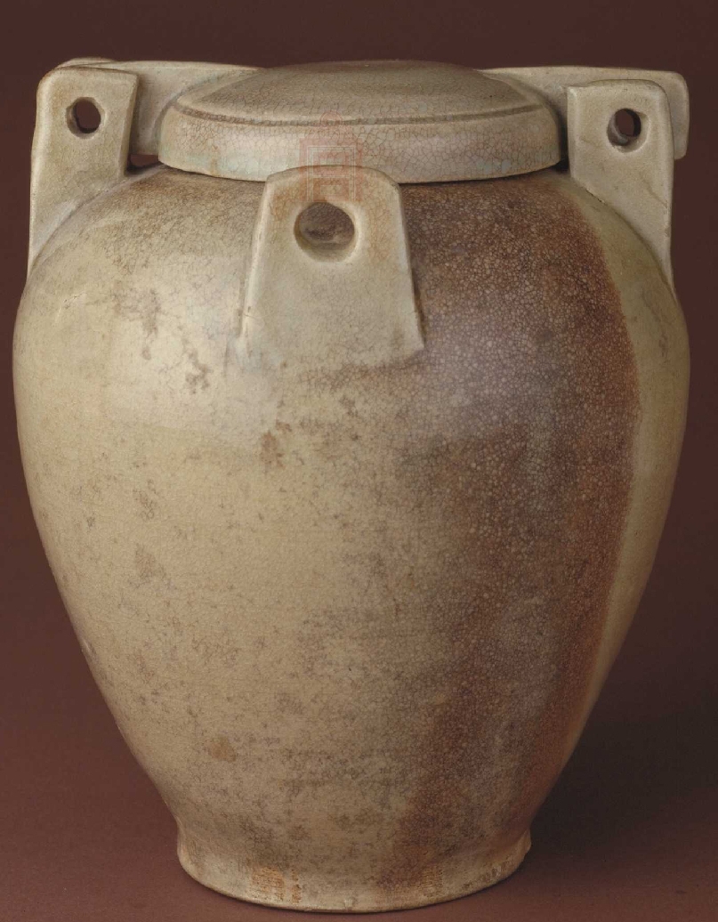 唐代 青釉夹耳盖罐  故宫博物院藏 俨唐古瓷馆 古陶瓷标本馆 古陶瓷博物馆 四川博物馆 成都博物馆 四川文物  ...