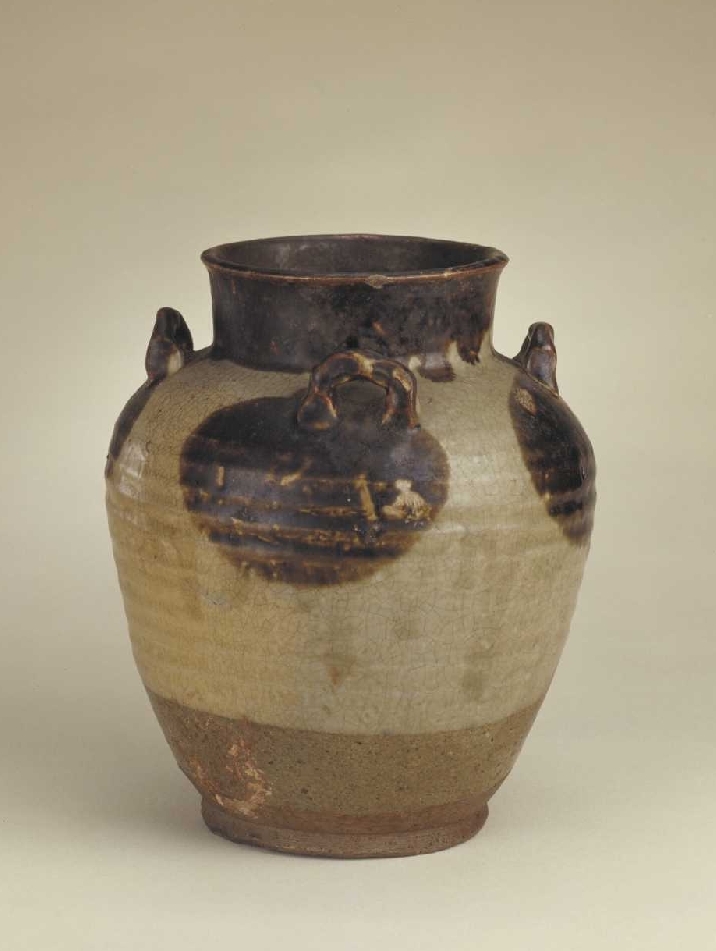  唐代 邛窑青釉褐彩四系罐 故宫 博物院藏 俨唐古瓷馆 古陶瓷标本馆 古陶瓷博物馆 四川博物馆 成都博物馆 四 ...