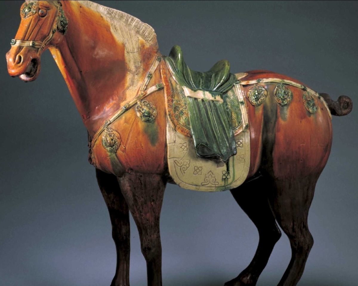 唐代 三彩马 故宫 博物院藏 俨唐古瓷馆 古陶瓷标本馆 古陶瓷博物馆 四川博物馆 成都博物馆 四川文物鉴定 成 ...