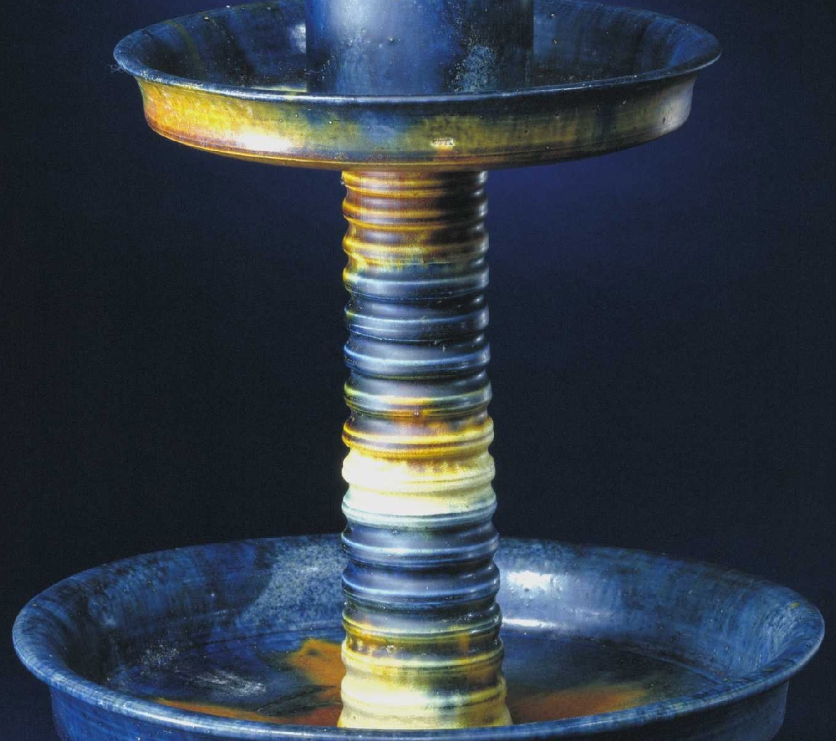  唐代 三彩烛台 挂蓝彩 蓝釉 故宫 博物院藏 俨唐古瓷馆 古陶瓷标本馆 古陶瓷博物馆 四川博物馆 成都博物馆  ...