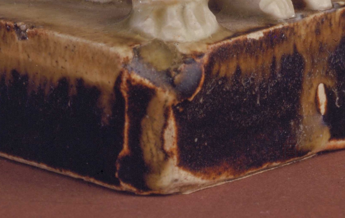  唐代 邢窑白釉点彩子母狮塑像 故宫 博物院藏 俨唐古瓷馆 古陶瓷标本馆 古陶瓷博物馆 四川博物馆 成都博物 ...