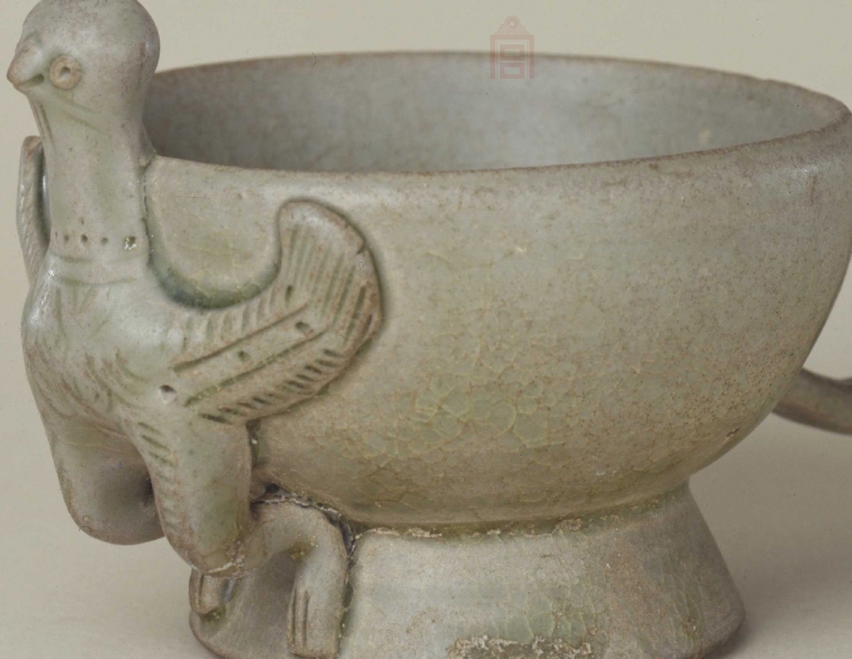 唐代 越窑鸟式杯 故宫 博物院藏  俨唐古瓷馆 古陶瓷标本馆 古陶瓷博物馆 四川博物馆 成都博物馆 四川文物鉴 ...